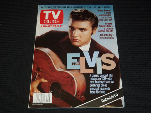 2001 JANUARY 13-19 TV GUIDE MAGAZINE - ELVIS PRESLEY COVER - E 15441