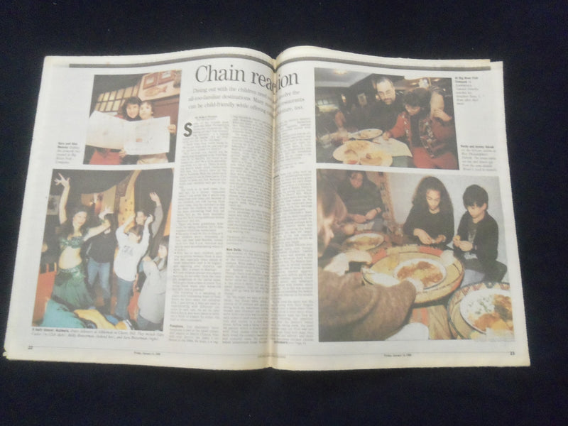 1999 JANUARY 15 PHILADELPHIA INQUIRER WEEKEND NEWSPAPER - EXOTIC FARE - NP 6156