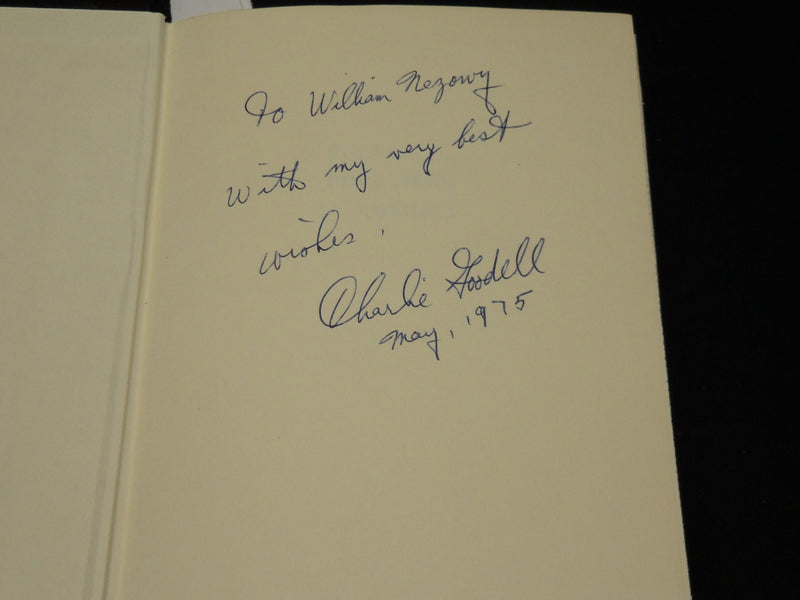 1973 POLITICAL PRIONERS IN AMERICA BOOK INSCRIBED BY CHARLES GOODELL - D 565