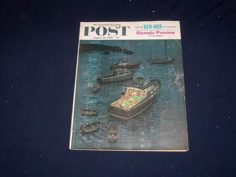 1960 AUGUST 20 THE SATURDAY EVENING POST MAGAZINE - OLYMPIC PREVIEW - SP 5733