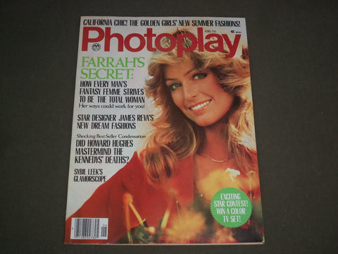 1977 JUNE PHOTOPLAY MAGAZINE - FARRAH FAWCETT COVER - M 231