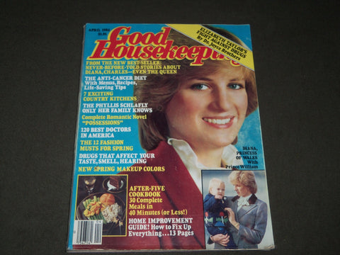 1984 APRIL GOOD HOUSEKEEPING MAGAZINE - PRINCESS DIANA COVER - B 2740