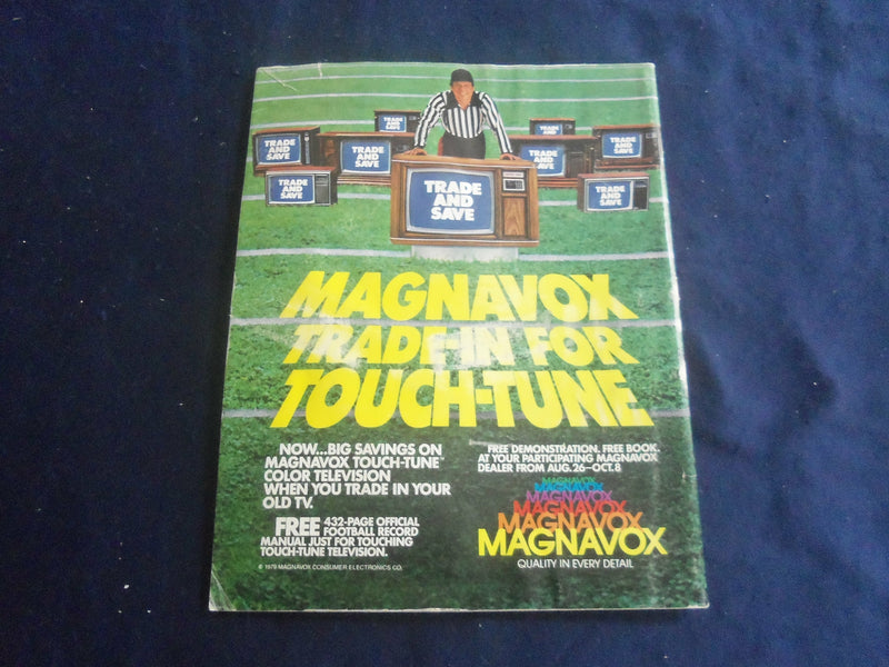 1979 OCTOBER 6 FOOTBALL PROGRAM - UNIV NOTRE DAME VS GEORGIA TECH - SP 1213D