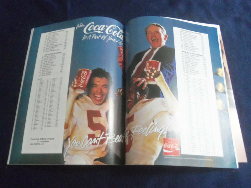 1987 DEC 30 FREEDOM BOWL PROGRAM - AIR FORCE VS ARIZONA STATE UNIV - ST 4027K
