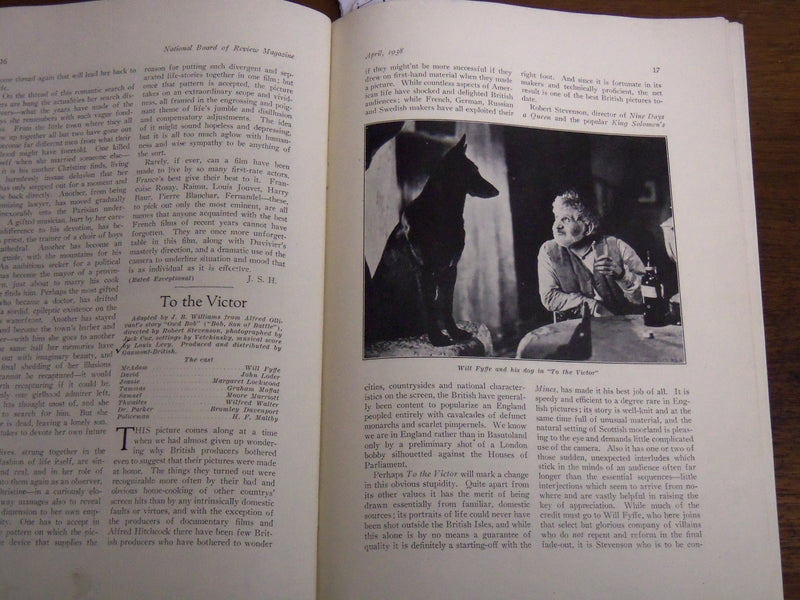 1938 APRIL NATIONAL BOARD OF REVIEW MAGAZINE - BETTE DAVIS COVER - K 1146