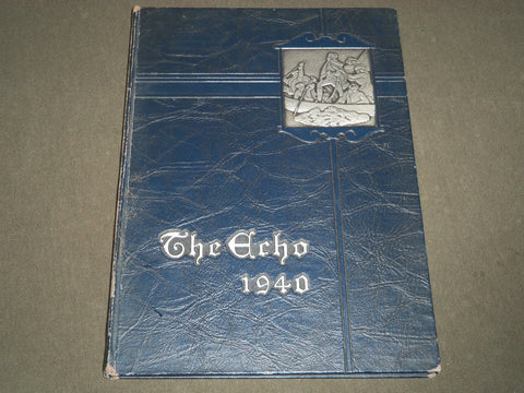 1940 THE ECHO BOUND BROOK HIGH SCHOOL YEARBOOK - NEW JERSEY - YB 417