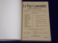 1916 & 1917 LE PAYS LAURENTIEN FRENCH BOUND VOLUME VOLUMES 1 & 2 - KD 2851