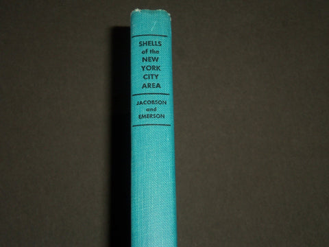1961 SHELLS OF THE NEW YORK CITY AREA BY JACOBSON & EMERSON - KD 4415