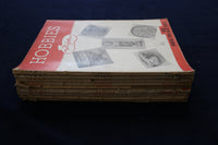 1940-1943 HOBBIES MAGAZINE - LOT OF 9 - O 3575