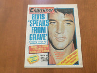 1977 SEP 27 NATIONAL EXAMINER NEWSPAPER - ELVIS 'SPEAKS FROM GRAVE' - NP 4713