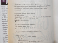 2000 THE LION'S GAME HARDCOVER BOOK BY NELSON DEMILLE - SIGNED - KD 9314