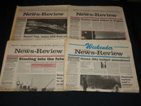 1994-1996 PETOSKEY NEWS REVIEW NEWSPAPERS LOT OF 12 - MICHIGAN - NP 4250A