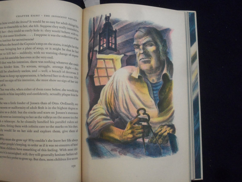 1944 THE INNOCENT VOYAGE HARDCOVER BOOK - RICHARD HUGHES - LYND WARD - KD 8840
