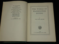 1944 THE WORLD OF WASHINGTON IRVING HARDCOVER BOOK BY BROOKS - KD 6582