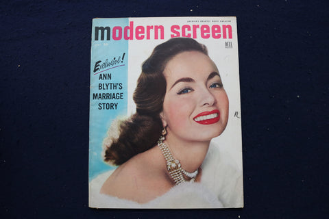 1953 JULY MODERN SCREEN MAGAZINE - ANNE BLYTH COVER - E 17329