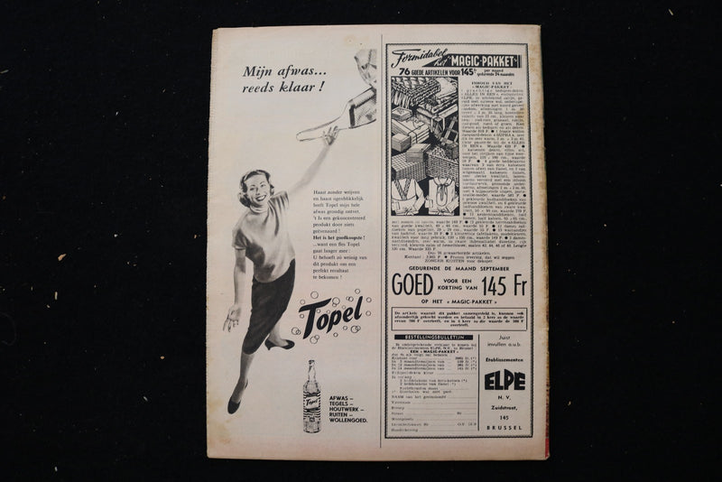 1956 SEP 13 ONS VOLK MAGAZINE - SUSAN HAYWARD COVER - E 24993