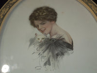 HARRISON FISHER FRAMED ILLUSTRATION - 10x13 - #204