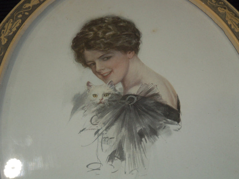 HARRISON FISHER FRAMED ILLUSTRATION - 10x13 - #204