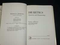 1963 DIURETICS CHEMISTRY AND PHARMACOLOGY BOOK BY GEORGE DESTEVENS - KD 2765F