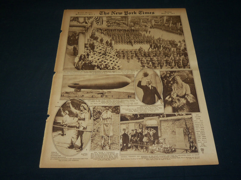 1917 JULY 15 NEW YORK TIMES ROTO PICTURE SECTION - RUSSIAN COMMISSION - NT 8989