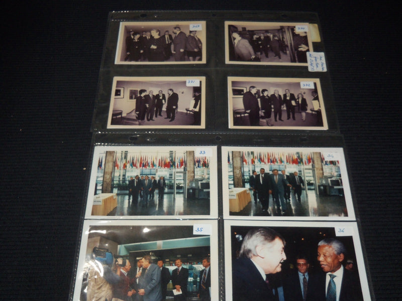 F. W. DE KLERK - MANDELA - CLINTON - CANDID PHOTOS - 51 TOTAL PHOTOS - #15