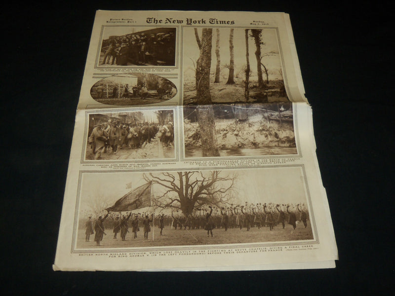 1915 MAY 2 NEW YORK TIMES PICTURE SECTION - FRENCH SOLDIERS - NP 5475