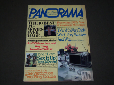 1981 FEBRUARY PANORAMA MAGAZINE - 10 BEST TV-MOVIES EVER MADE - CW 573