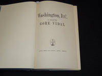 1967 WASHINGTON D. C. A NOVEL BY GORE VIDAL - HARDCOVER BOOK - KD 7719