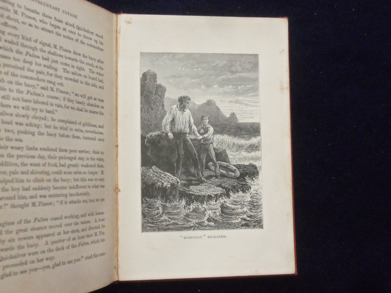 1898 AN INVOLUNTRY VOYAGE HARDCOVER BOOK BY LUCIEN BIART - KD 8443