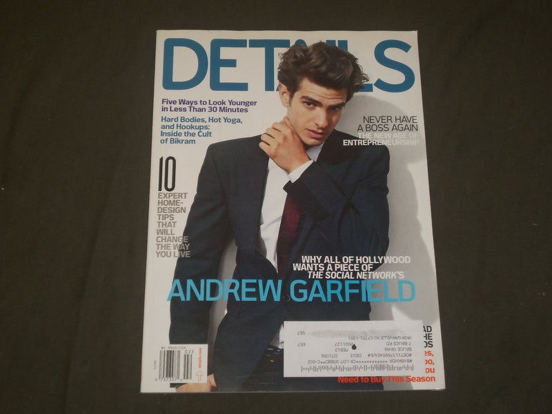 2011 FEBRUARY DETAILS MAGAZINE - ANDREW GARFIELD COVER - B 1636