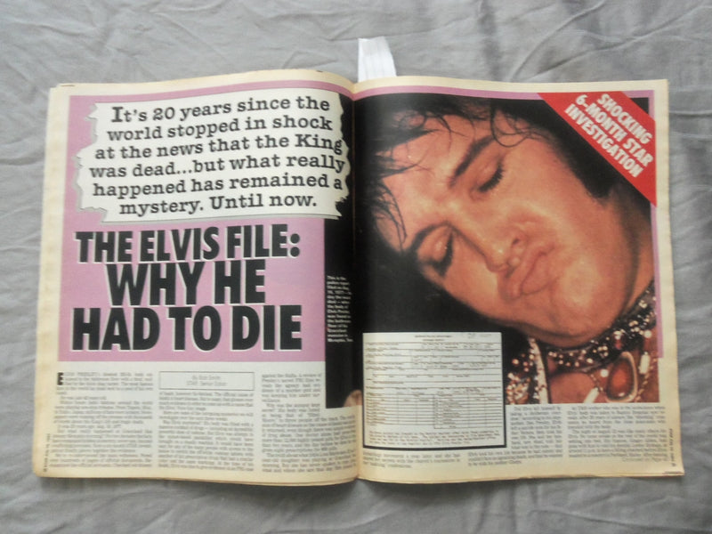 1997 JULY 15 STAR MAGAZINE - WHO KILLED ELVIS? - K 292