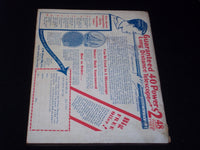 1936 OCTOBER FLYING ACES MAGAZINE ILLUSTRATED FRONT COVER - E 170