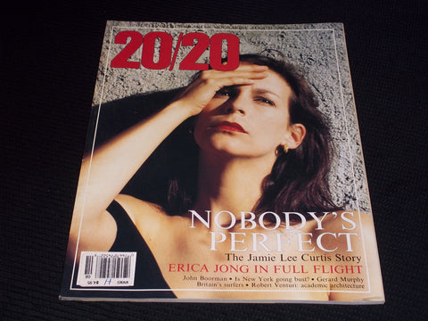 1990 AUGUST 20/20 MAGAZINE - JAMIE LEE CURTIS FRONT COVER - E 20527