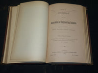 1882-1899 ASSOCIATION OF ENGINEERING SOCIETIES BOUND VOLUMES LOT OF 18 - KD 2B