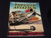 1939 APRIL POPULAR AVIATION MAGAZINE - DOUGLAS TBD-1 FRONT COVER - E 5338