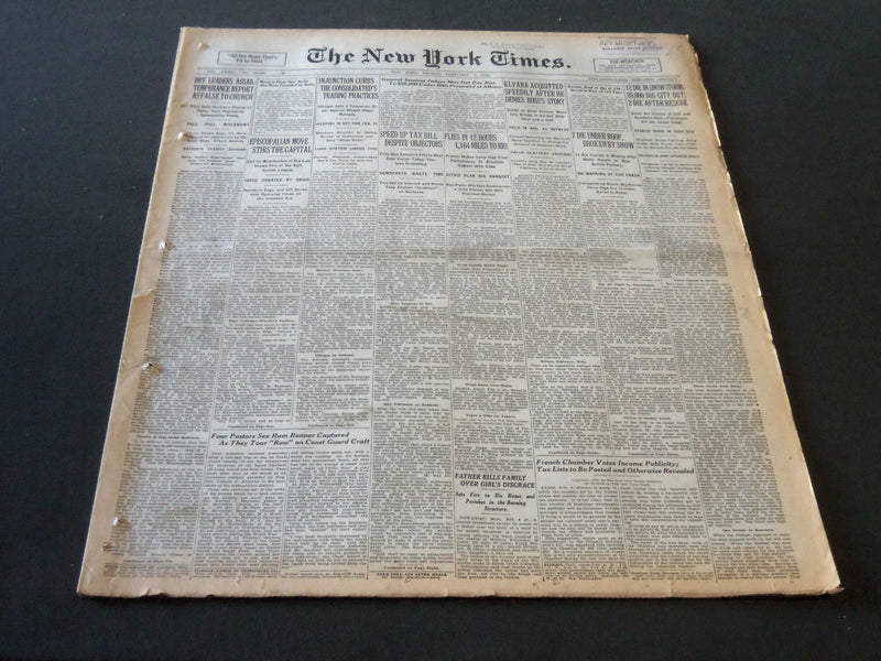 1926 FEBRUARY 5 NEW YORK TIMES - KLVANA ACQUITTED DENIES ROSS'S STORY - NT 6610