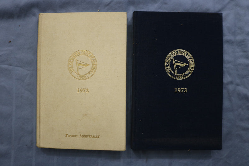 1958-1973 THE CRUISING CLUB OF AMERICA-HARDCOVER BOUND VOLUMES -LOT OF 12- KD 6Q