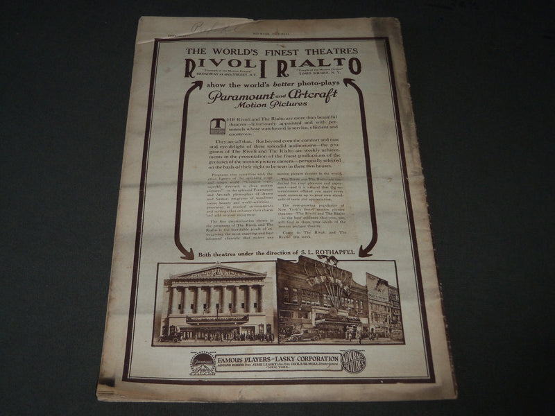 1919 JANUARY 16 MID-WEEK PICTORIAL MAGAZINE SECTION - WATCH ON THE RHINE- J 3262