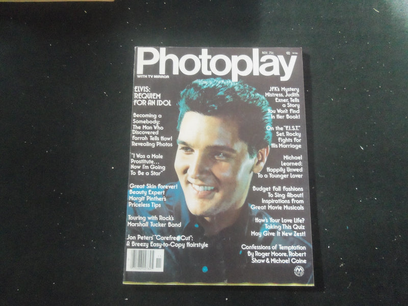 1977 NOVEMBER PHOTOPLAY MAGAZINE - ELVIS PRESLEY: REQUIEM FOR AN IDOL - SP 1521X
