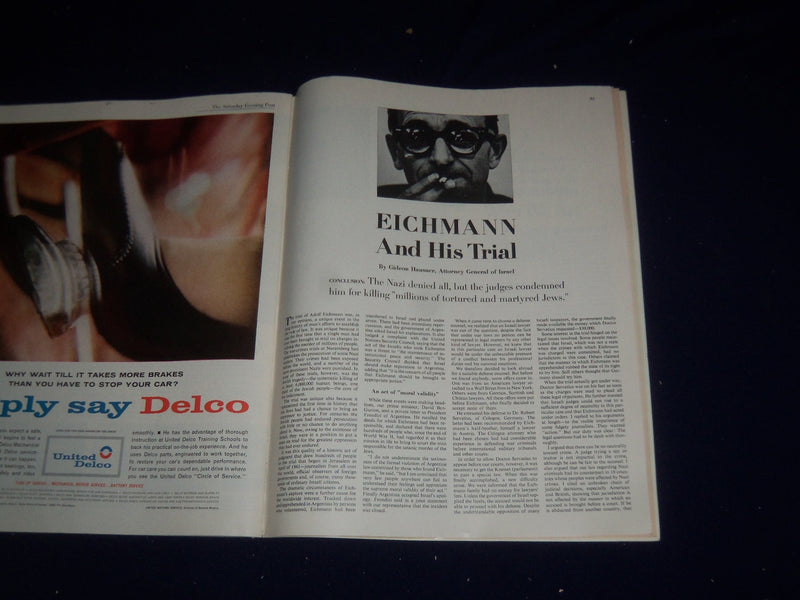 1962 NOVEMBER 17 THE SATURDAY EVENING POST MAGAZINE - ILLUSTRATED COVER- SP 5750