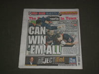 2017 SEPTEMBER 15 NEW YORK POST NEWSPAPER - CLEVELAND INDIANS WIN 22 IN A ROW