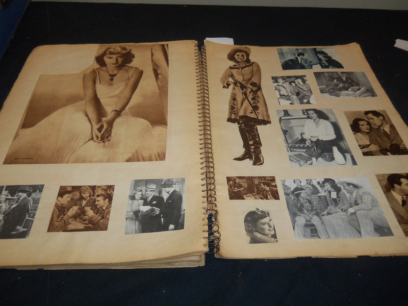 MOVIE STAR SCRAPBOOK - ROONEY - FLYNN - BENNETT - GREAT PHOTOS - 20A