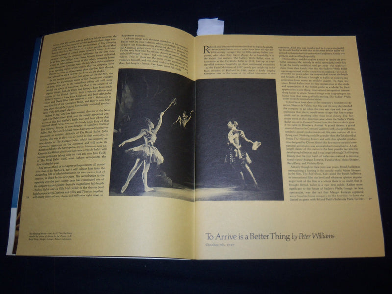 1969 THE ROYAL BALLET 20TH ANNIVERSARY PROGRAM - NICE PHOTOS - J 8918