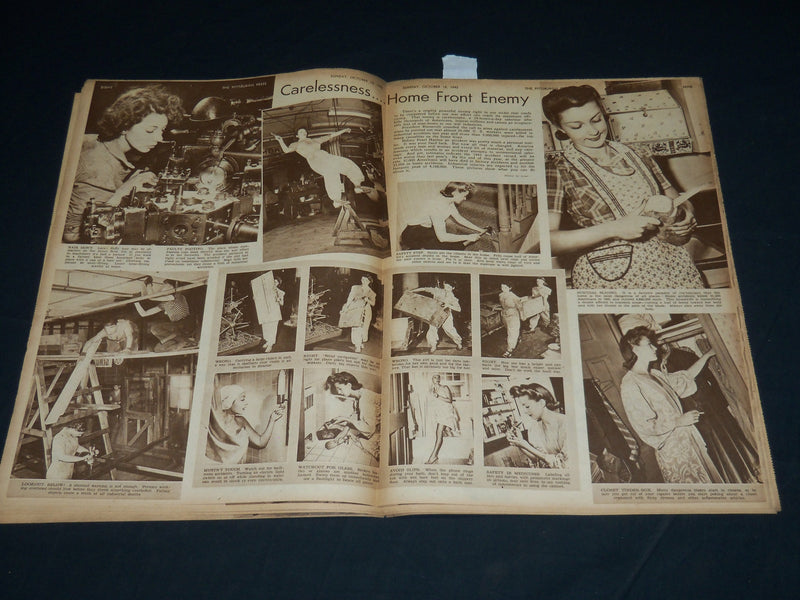 1942 OCT 18 PITTSBURGH PRESS SUNDAY ROTO SECTION - WE'RE SCRAPPERS TOO - NP 4501