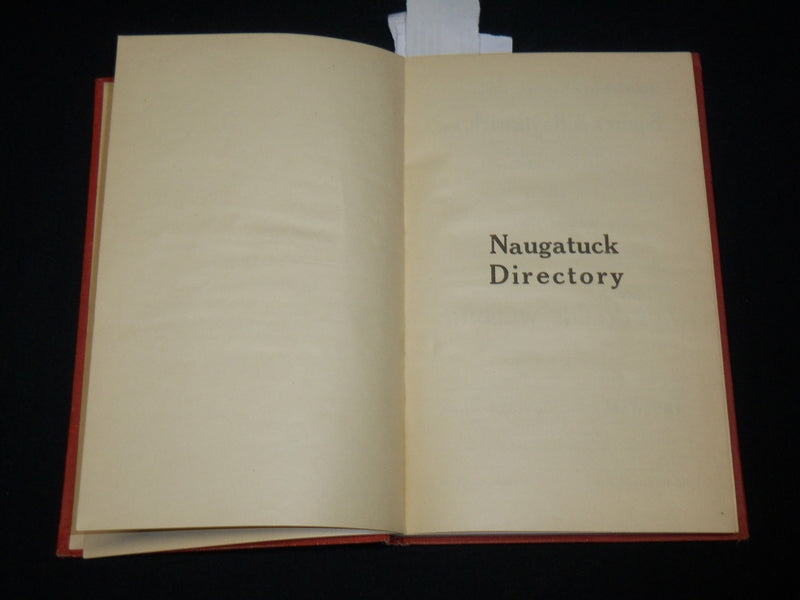 1921 NAUGATUCK DIRECTORY BOOK - CONNECTICUT - NICE ADS - KD 6352