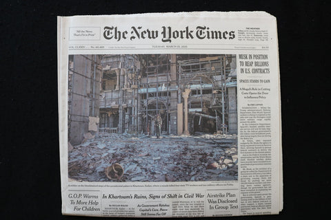 2025 MARCH 25 NEW YORK TIMES-MUSK IN POSITION TO REAP BILLIONS IN U.S. CONTRACTS