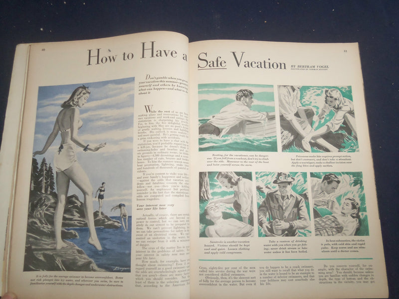 1947 JUNE REDBOOK MAGAZINE - LEST WE LOSE OUR EDEN - SP 6257G