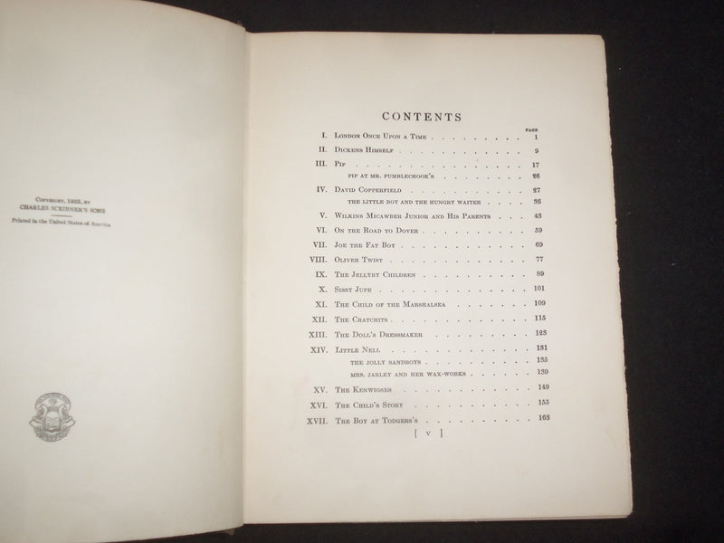 1931 THE CHILDREN OF DICKENS HARDCOVER BOOK BY SAMUEL MCCHORD CROTHERS - KD 9281