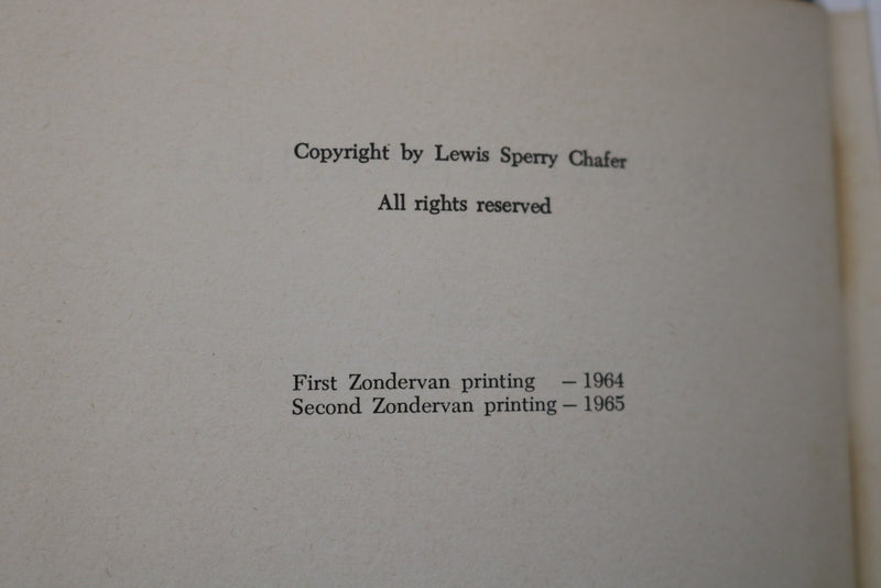 1965 HE THAT IS SPIRITUAL HARDCOVER BOOK BY LEWIS CHAFER - KD 9641