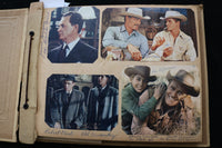 1950'S-1960'S TELEVISION STARS SCRAPBOOK -JAMES ARNESS - CHUCK CONNORS - E 24952